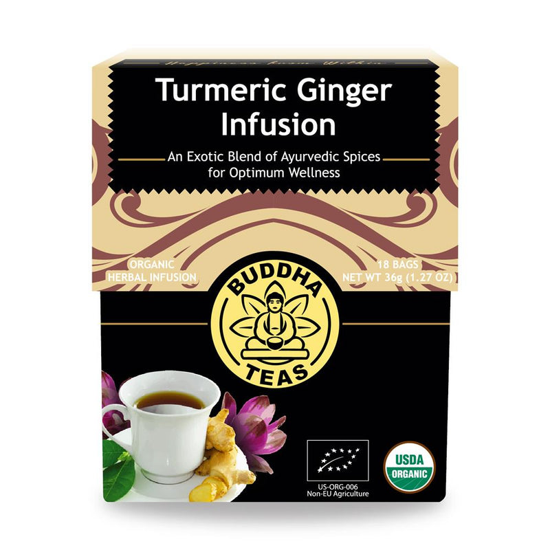 Organic Turmeric Ginger Infusion (18 tea bags)