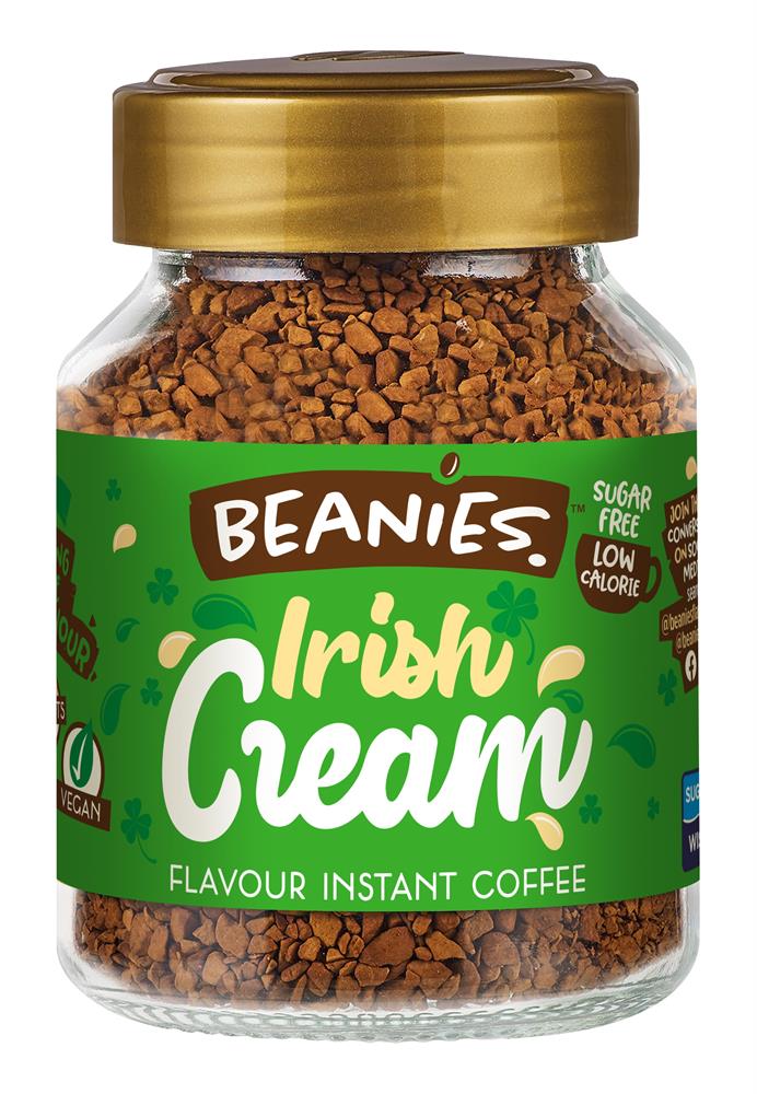 Beanies Irish Cream Flavour Instant Coffee 50g