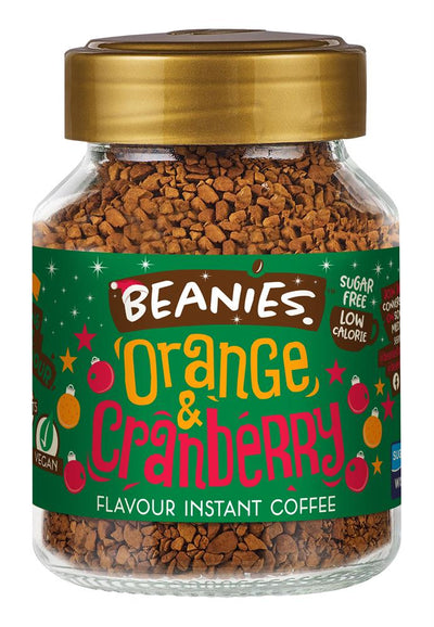 Beanies Orange & Cranberry Flavour Coffee 50g