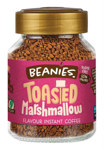 Beanies Toasted Marshmallow Flavour Instant Coffee 50g