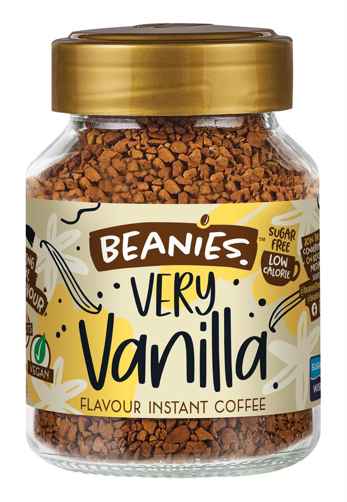 Beanies Vanilla Flavour Instant Coffee 50g