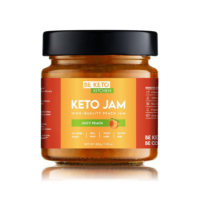 BeKeto Keto Jam Juicy Peach 200g