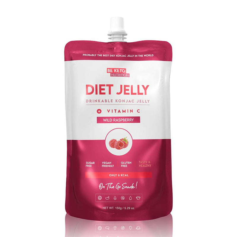 BeKeto - Diet Jelly Konjac Fresh Raspberry 150g