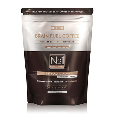 BeKeto - Coffee Brain Fuel (MCT & Lion's Mane) Vanilla 250g