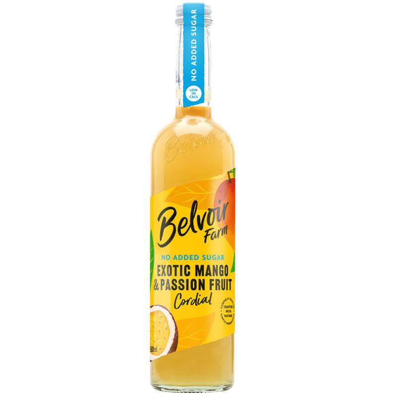 No Added Sugar Mango & Passion Fruit Cordial 500ml