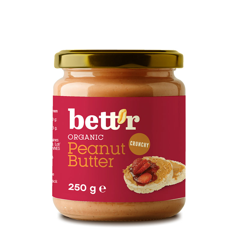 Organic and Vegan Crunchy Bio Peanut Butter 250g