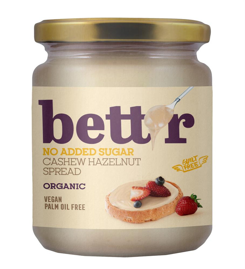 Cashew Heazelnut Spread with No Added Sugar Bio Bett&