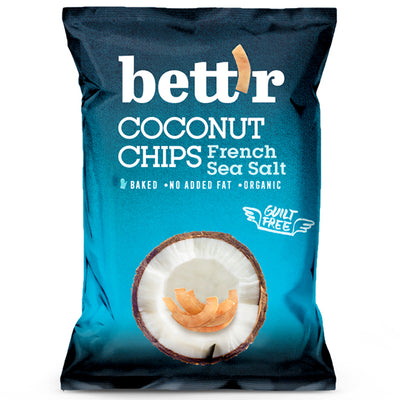 Coconut Chips with Salt, Organic, Vegan, Gluten Free 40g