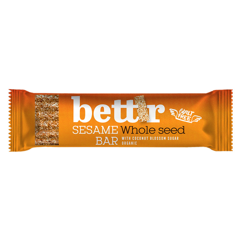 Vegan Organic Gluten Free Sesame Bar 30g