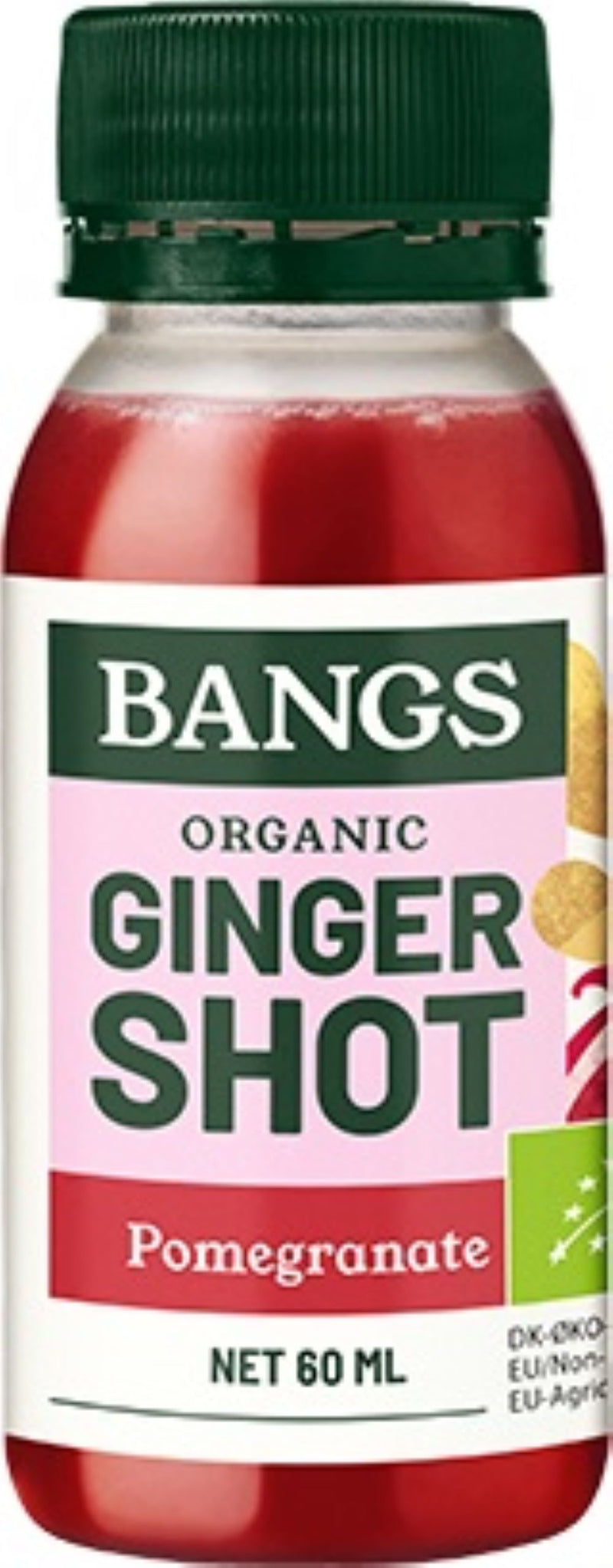 Organic Ginger with Pomegranate Shot 60ml