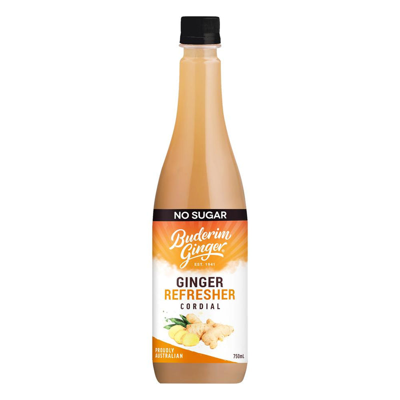 Buderim Ginger Ginger Refresher Cordial 750ml