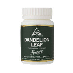 Dandelion Leaf 300mg powdered leaf 60 capsules