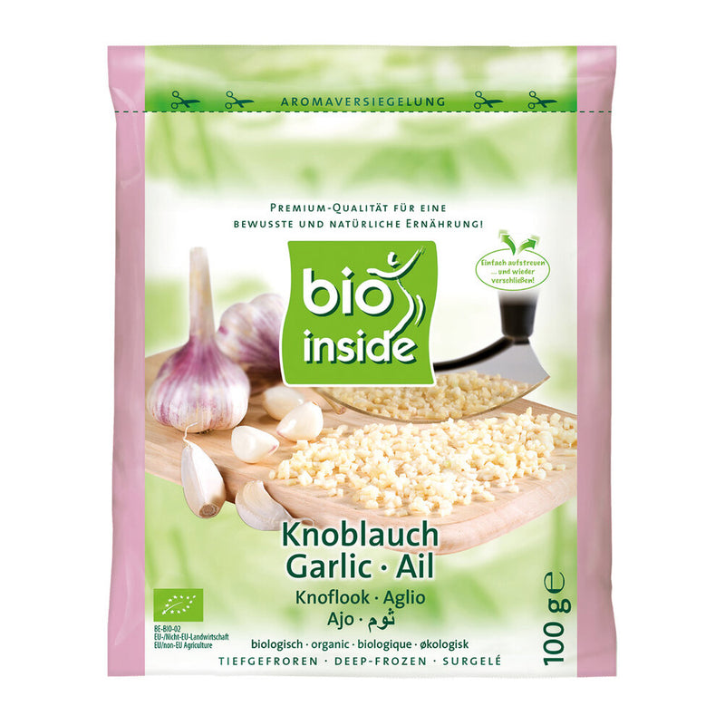 Organic Diced Garlic 100g