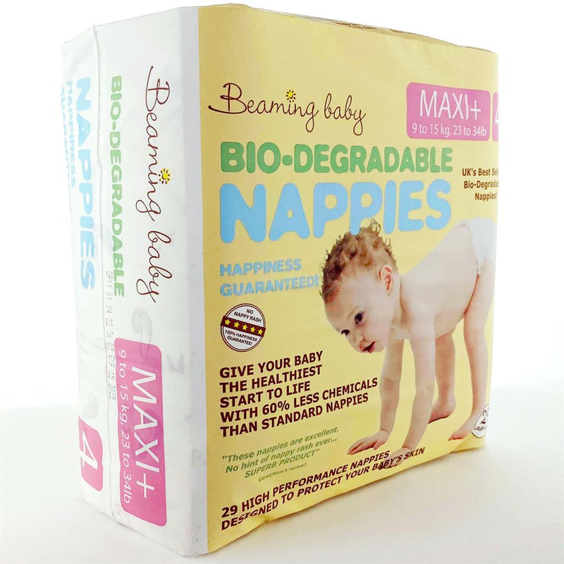 Bio-degradable Nappies Maxi Plus 29&