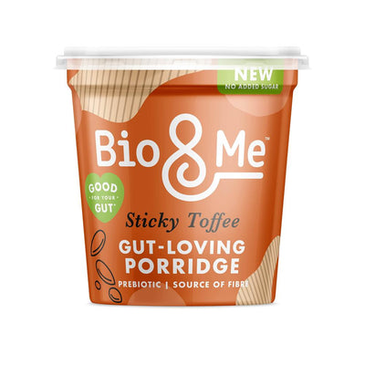 Bio&Me Sticky Toffee Gut-Loving Porridge Pot 58g