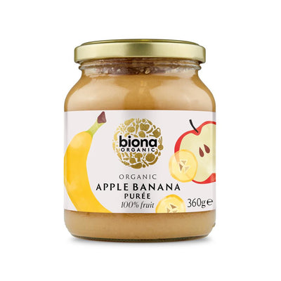 Organic Apple & Banana Puree -No added sugar 360g