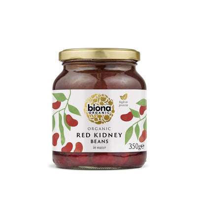 Organic Kidney Beans - in Glass jars 350g