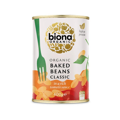 Organic Baked Beans in Tomato Sauce 400g
