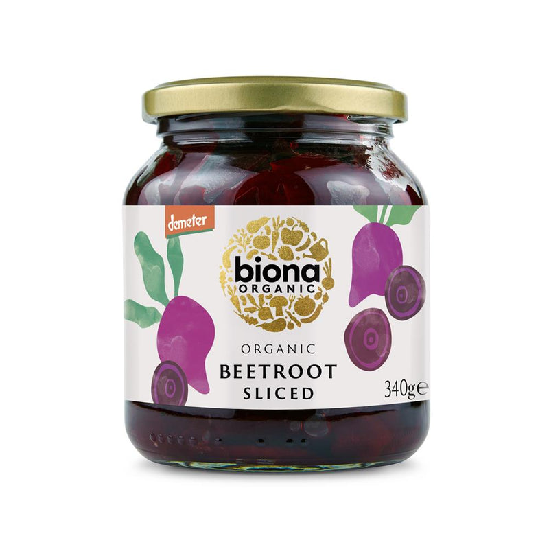 Organic Sliced Beetroot 340g