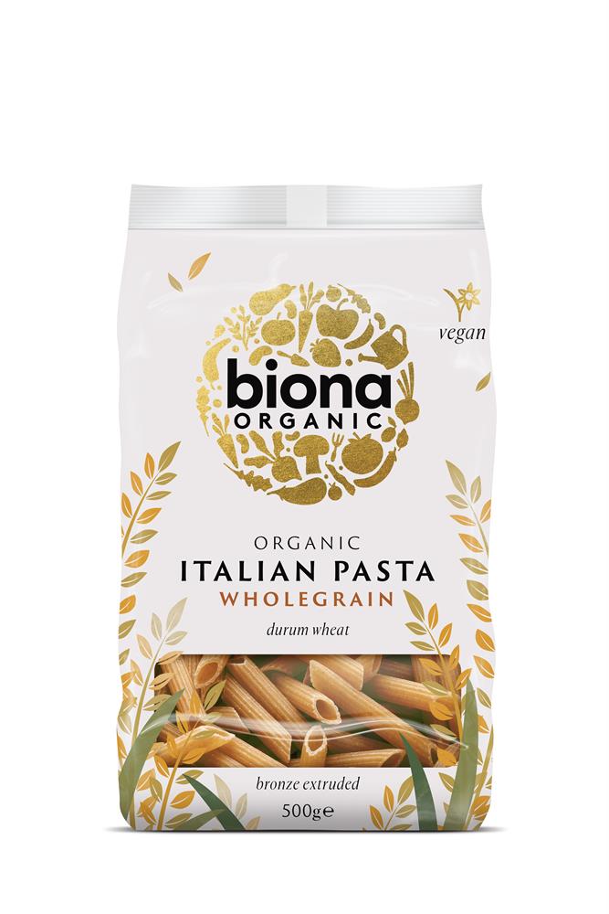 Organic Wholewheat Penne 500g