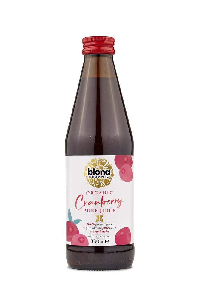 Organic Cranberry Juice Pure 330ml