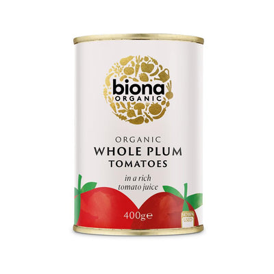 Organic Whole Peeled Tomatoes 400g