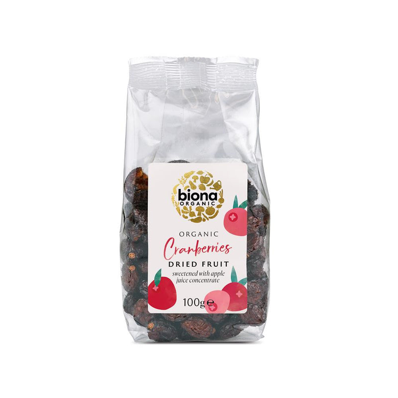 Organic Cranberries 100g