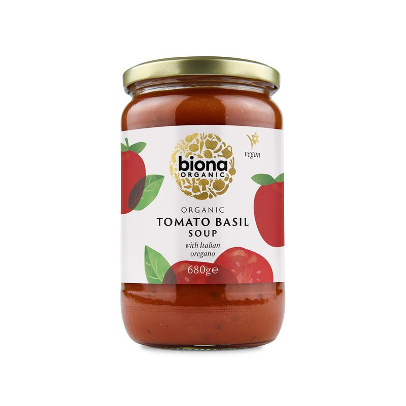 Organic Tomato Basil Soup 680g