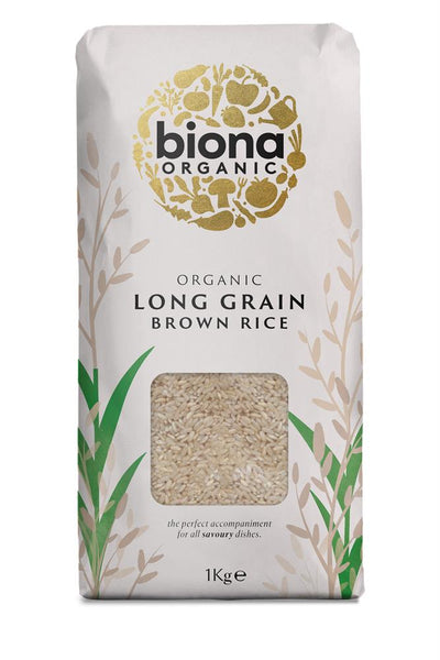 Organic Long Grain Brown Rice 1kg