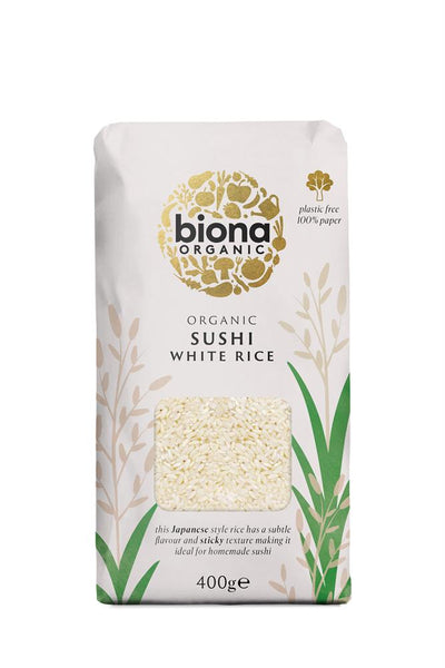Organic Sushi Rice White 400g
