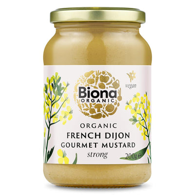 French Dijon Mustard Strong Organic 200g