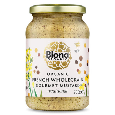 French Wholegrain Mustard Traditional Organic 200g