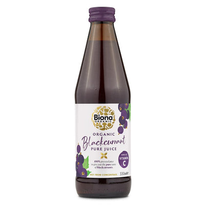 Biona Blackcurrant Pure SuperJuice - 100% Organic 330ml