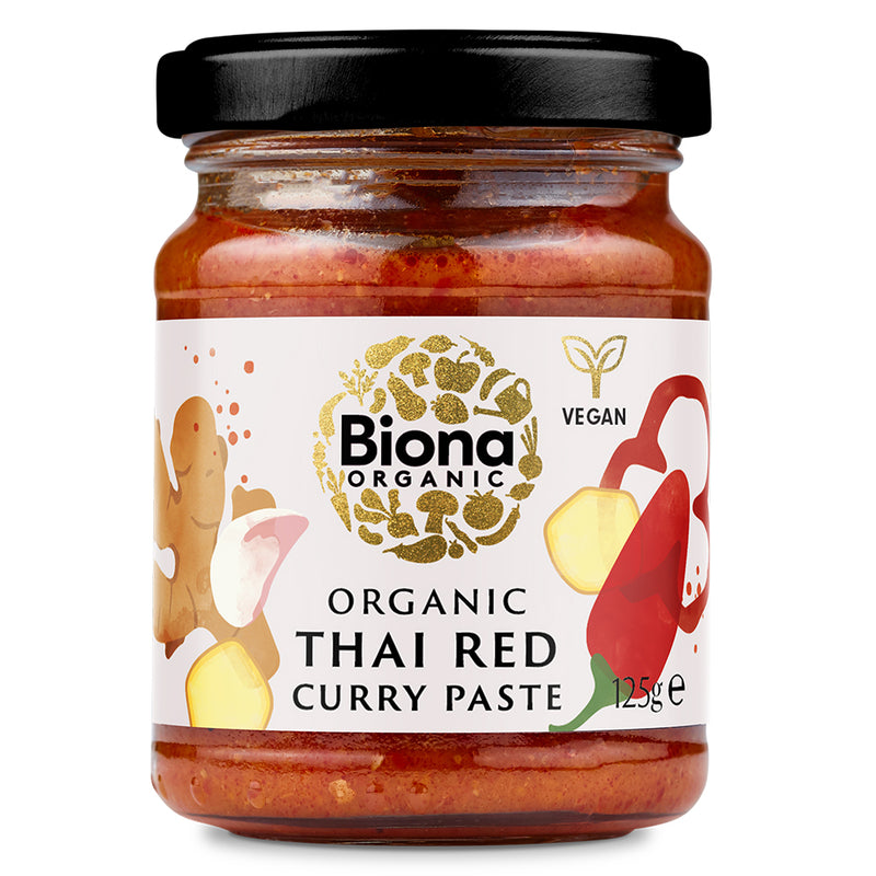 Biona Organic Thai Red Curry Paste 125g