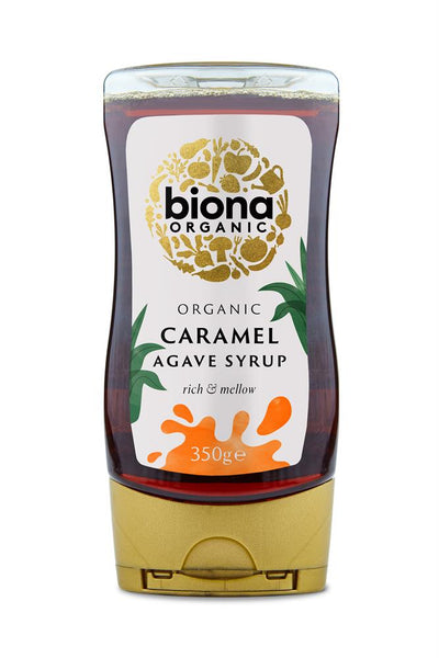 Caramel Agave Syrup - Squeezy Organic 350g