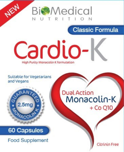 Classic Cardio-K 60 Capsules (2.5mg Monacolin K)