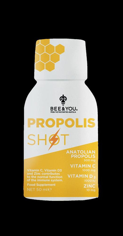 Bee&You Zinc + Vit C + Propolis Shot. 50ml