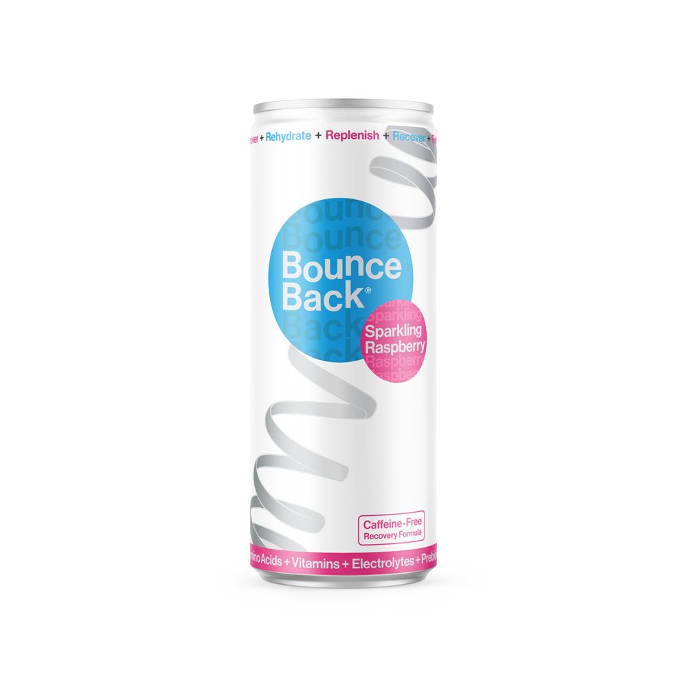 Bounce Back Caffeine-free Sparkling Raspberry Drink 250ml (Sold in mul
