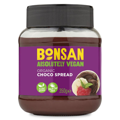 Bonsan Organic Plain Choco Spread Vegan 350g