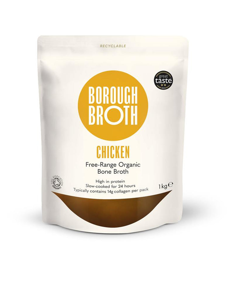 Free-Range Organic Chicken Bone Broth 1kg