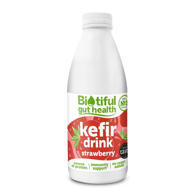 Biotiful Strawberry Kefir 1L