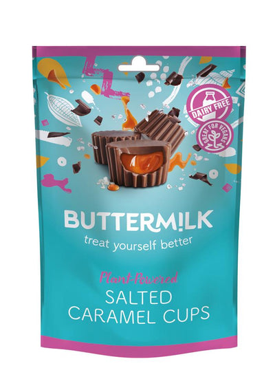 Buttermilk Dairy Free Salted Caramel Cups 100g