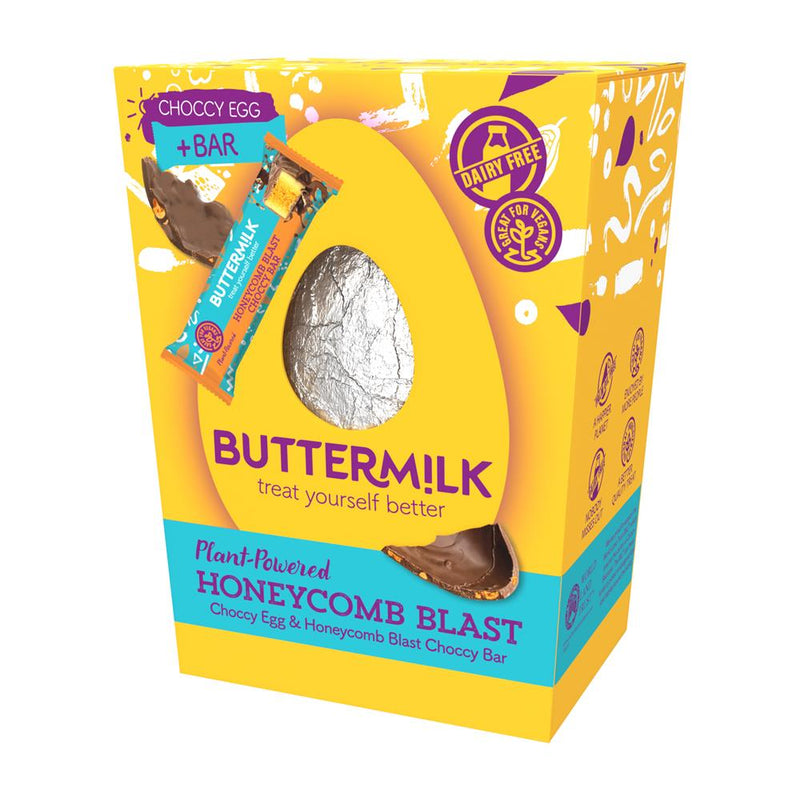 Honeycomb Choccy Egg with Honeycomb Blast Snack Bar 175g