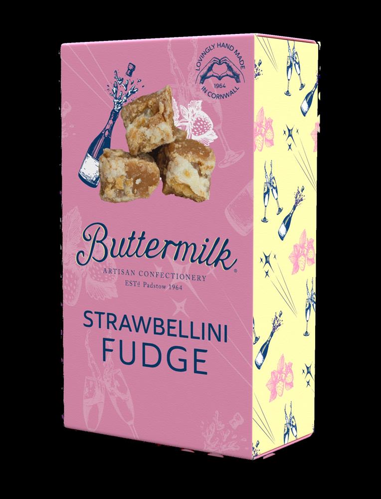 Buttermilk Strawbellini Fudge 100g