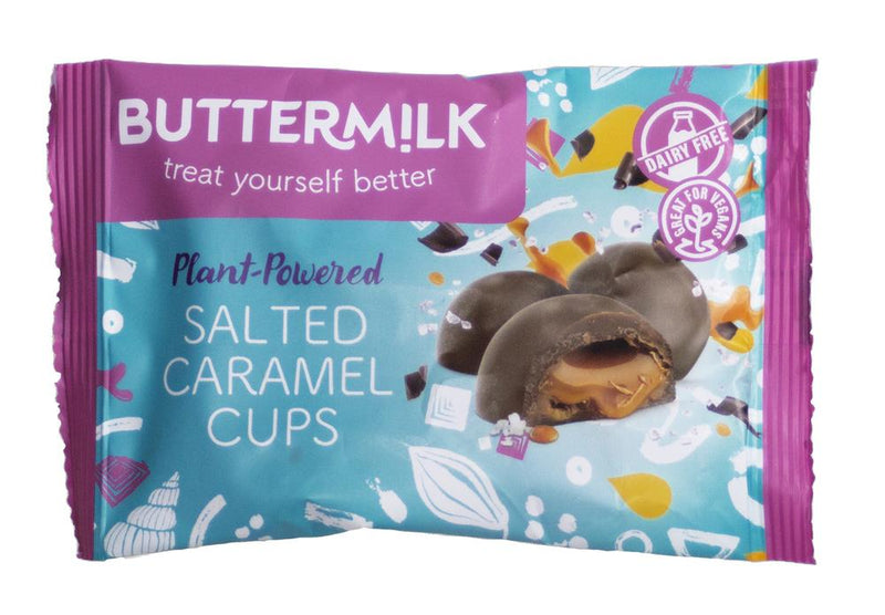 Buttermilk Dairy Free Salted Caramel Cups 42g