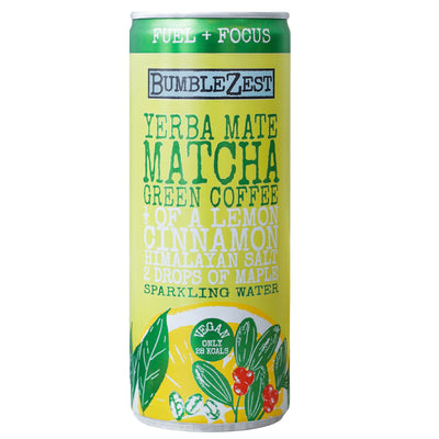 Fuel & Focus: Sparkling Yerba Mate Matcha Green Coffee (v) 250ml