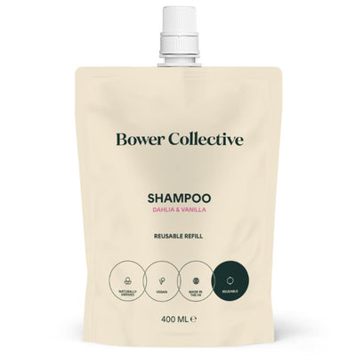 Dalia & Vanilla Bower Natural Shampoo Refill 400ml