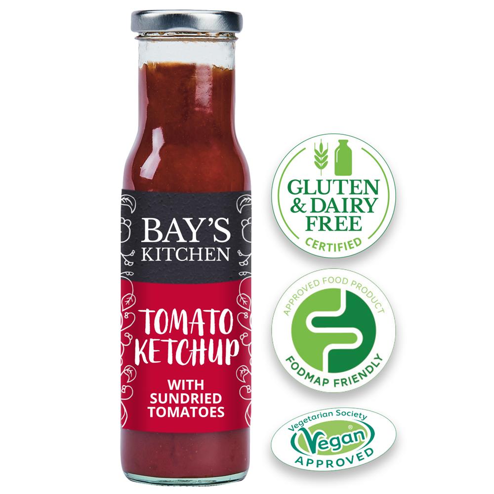 Tomato Ketchup with Sundried Tomatoes, Low FODMAP 270g