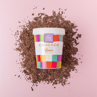 Chococo 72% Ecuador Dark Gelato 450ml