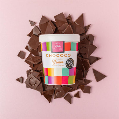 Chococo 47% Colombian Origin Milk Chocolate Gelato 450ml